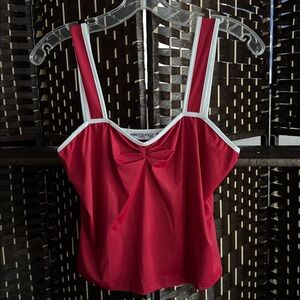 Women’s Princess Polly Red Sleeveless Top Size 10 ❤️
